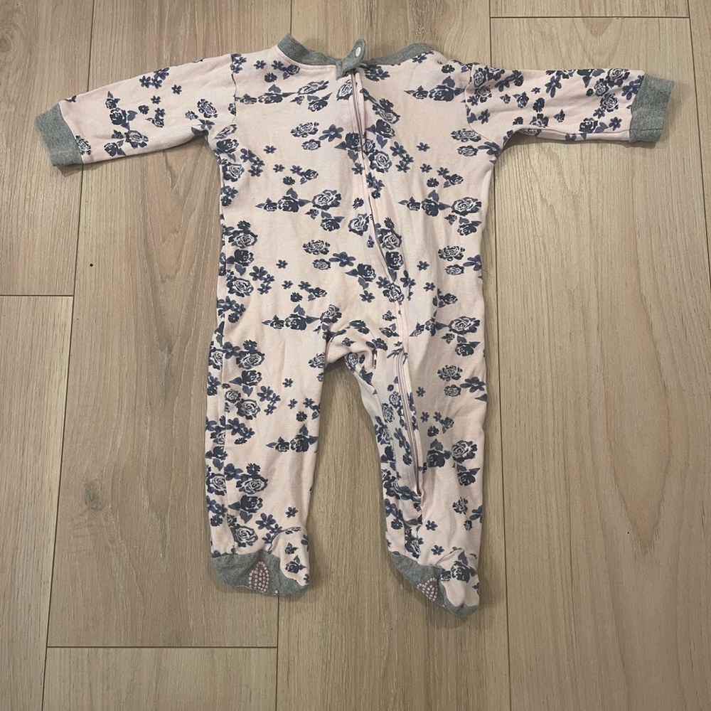 Burt's Bees floral Pink Kids pajamas